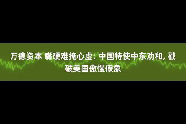 万德资本 嘴硬难掩心虚: 中国特使中东劝和, 戳破美国傲慢假象