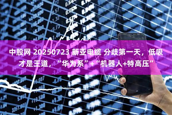 中股网 20250723 新亚电缆 分歧第一天，低吸才是王道，“华为系”+“机器人+特高压”