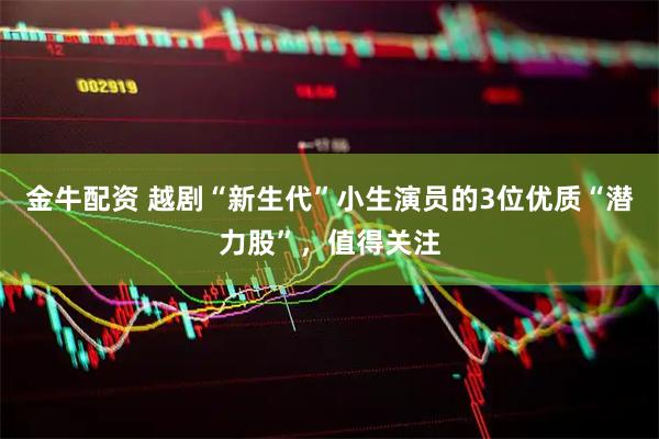 金牛配资 越剧“新生代”小生演员的3位优质“潜力股”，值得关注