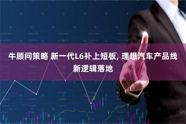 牛顾问策略 新一代L6补上短板, 理想汽车产品线新逻辑落地